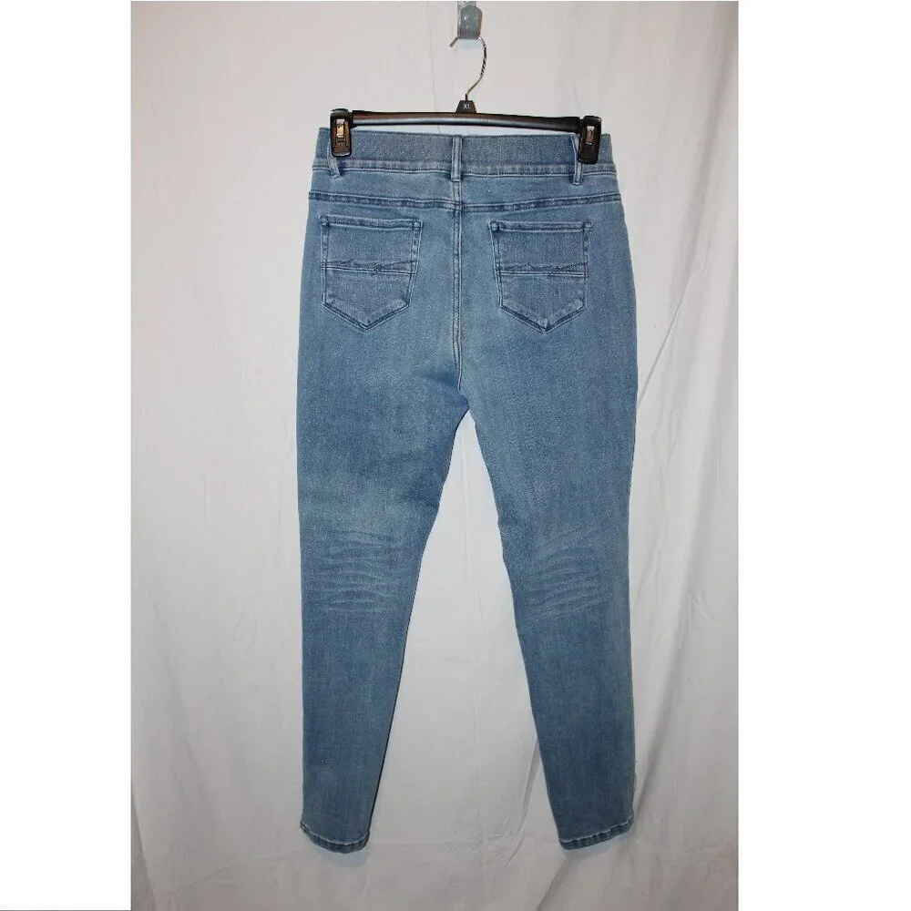 New York & Co - Side Fray Jeans, Light Wash Denim - Size 12
